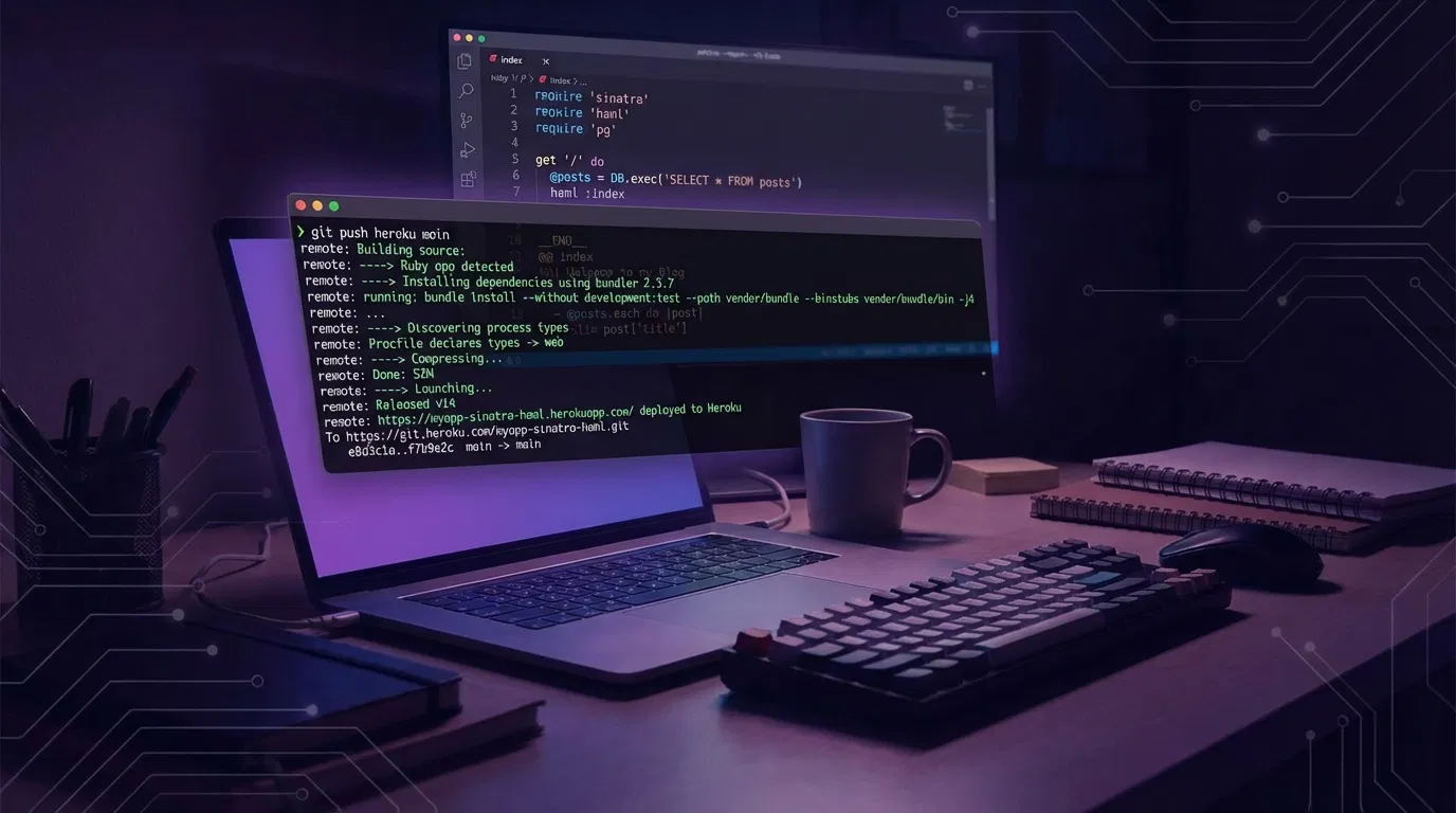 Use Sinatra, Haml, & Postgres to Quickly Build an App & Deploy It to Heroku PART 2 image