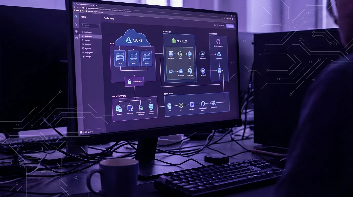 Azure Cloud Services: A NodeJS Web & Worker Role Example image