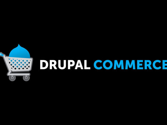 Drupal commerce brand logo representing Drupal eCommerce websites