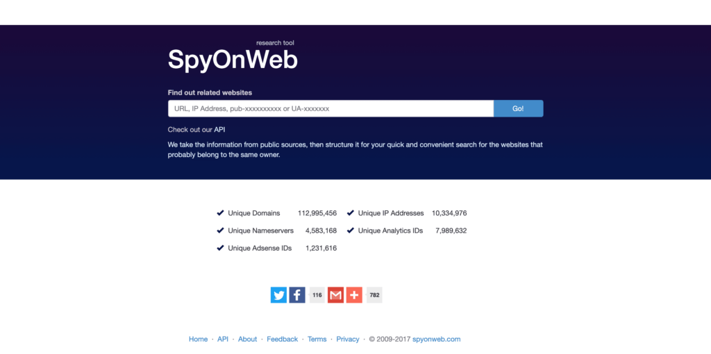 SpyOnWeb Competitor Research Tool