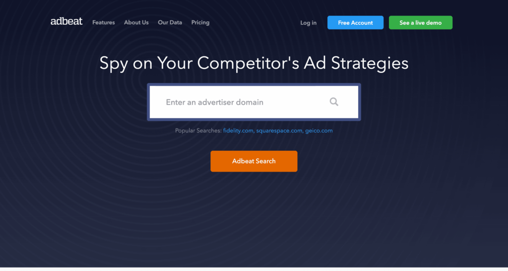 Adbeat Competitor Research Tools